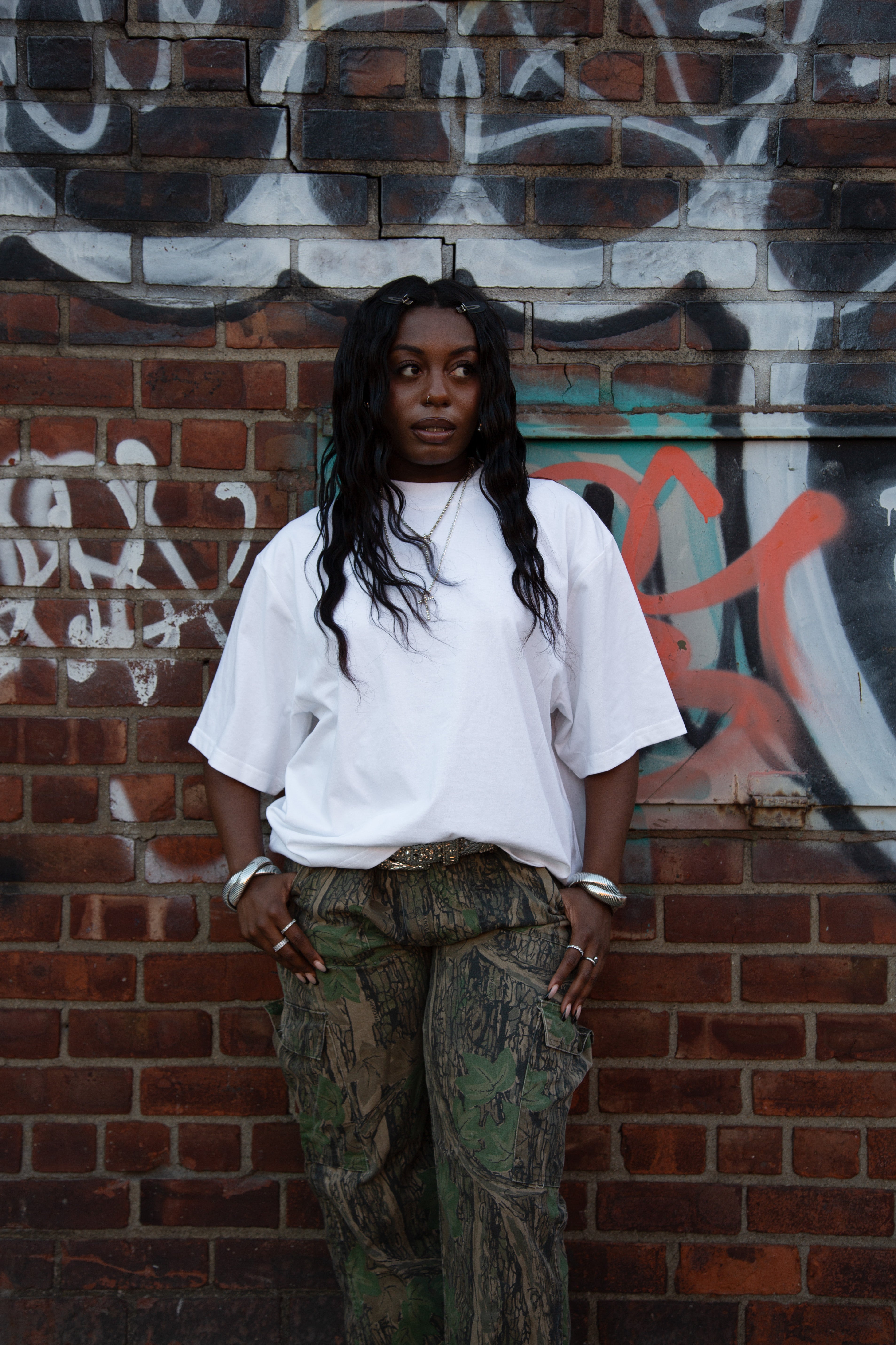 Good Humans Come From The Bronx Tee- White