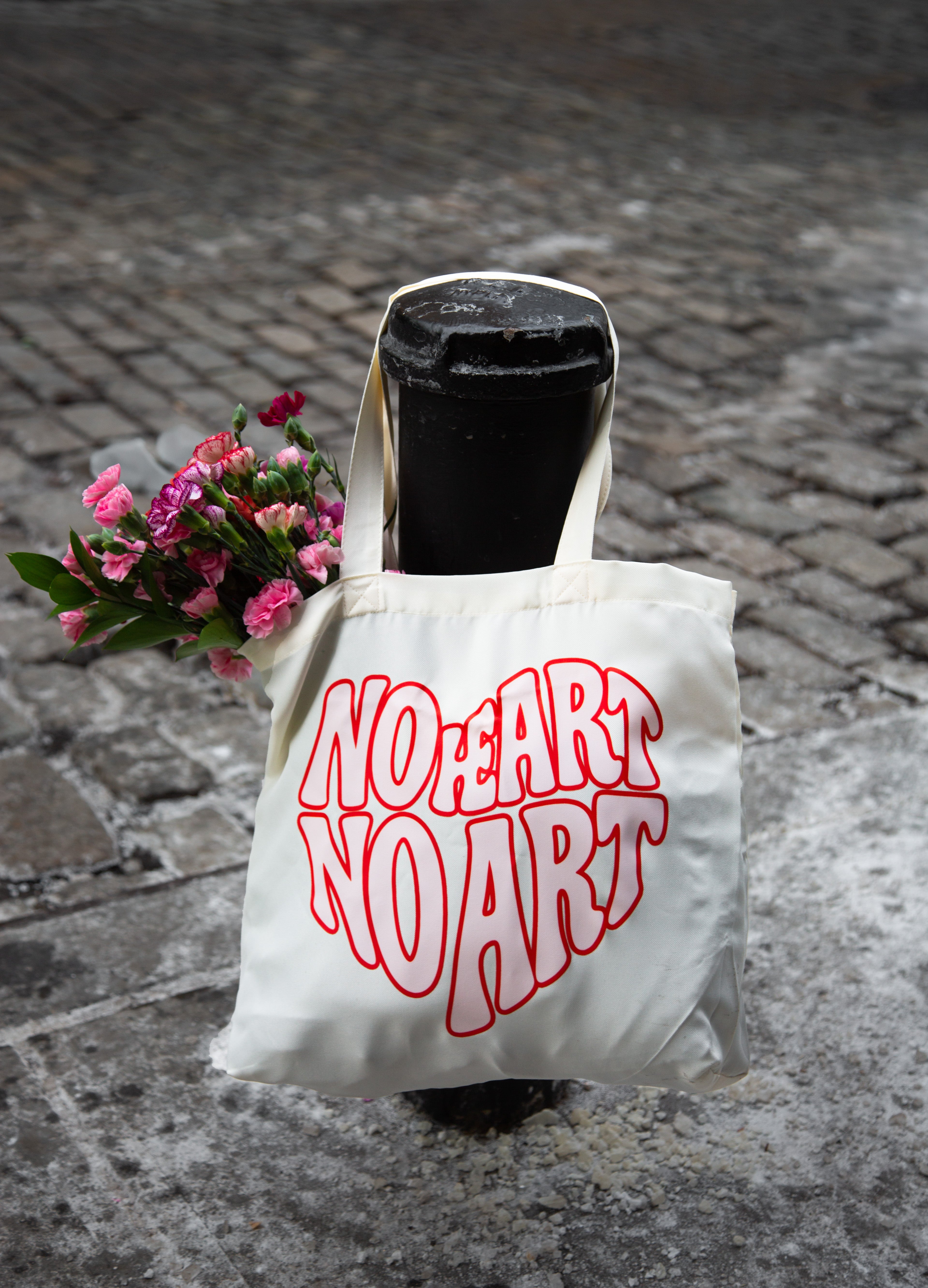 No Heart No Art Tote Bag